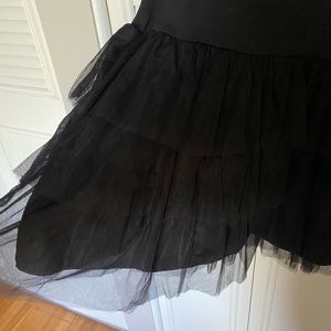 English Factory Everly Dress. Mix Media Mini dress w/ tulle.